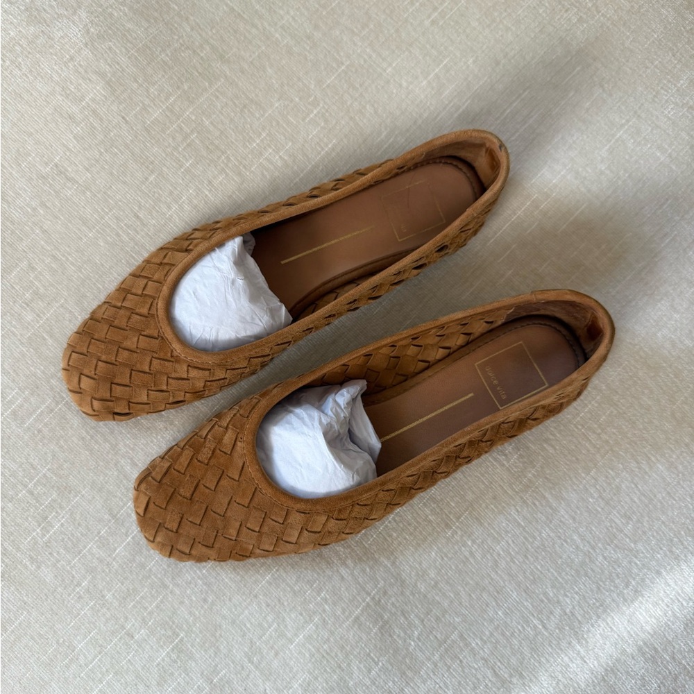 Dolce Vita Koy Suede Woven Ballet Flat